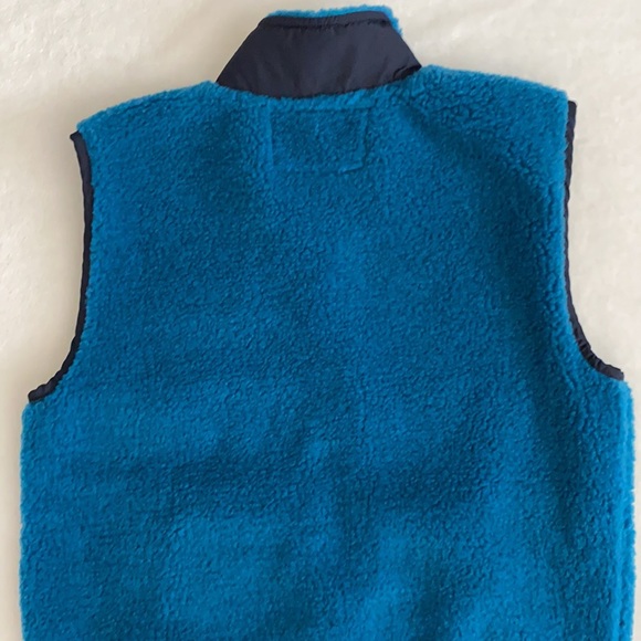 {J. Crew} Crewcuts | Sherpa Zip Front Vest with Pockets C9336 Blue (12) - Picture 12 of 16